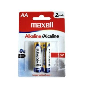 Maxell 1.5V AA 1 Pair Alkaline Battery
