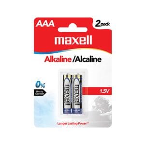 Maxell 1.5V AAA 1 Pair Alkaline Battery
