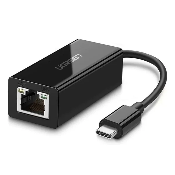 UGREEN US236 50307 Type-C Male to LAN Female Ethernet Adapter - Image 2