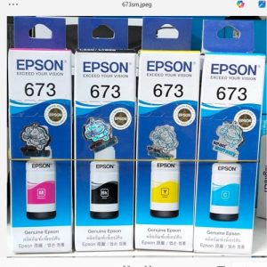 Epson 673 4 Color Set 100% Original Ink Bottle Smart Product