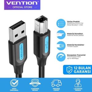 Vention  USB Type-A Male to Type-B Male 3 Meter Black Printer Cable VAS-A16-B300