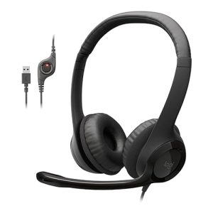 Logitech H390 Stereo USB Headset with Microphone
