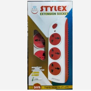 Stylex 3 Port Power Strip Model-307 4 Meter
