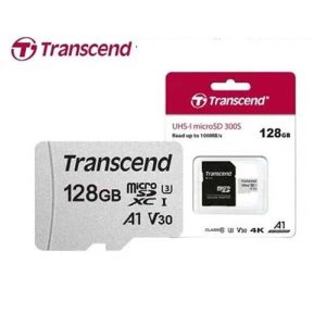Transcend 128GB Micro SD  Memory Card Class 10 With Adapter