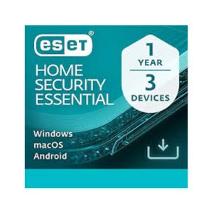 ESET Home Security Essential Internet Security for  3 User 1 Year
