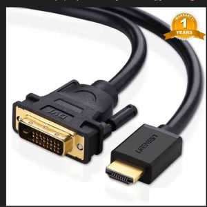 UGREEN HDMI Male to DVI Male 3M Black Cable  HD106 10136