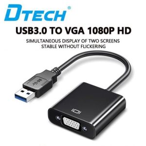 DTECH USB3.0 to VGA Converter Adapter DT-2904 Plug and Play 1080P HD
