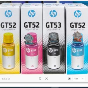 HP GT53 & GT52  Full Set 4 Color 100% Origina Ink Bottle Smart Product