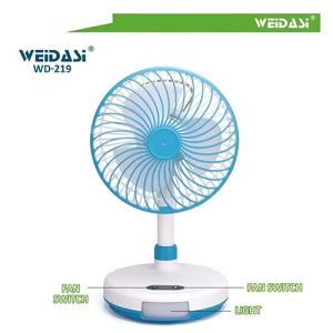 WEIDASI WD-219 Rechargeable Desktop Fan
