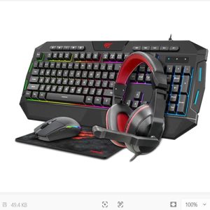 Havit  4 in 1  Wired Gaming Combo Keyboard KB501CM