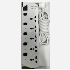 Orien 5 Port Power Strip M-105 4 Meter Cable