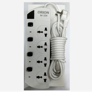 Orien 4 Port Power Strip M-104 4 Meter Cable